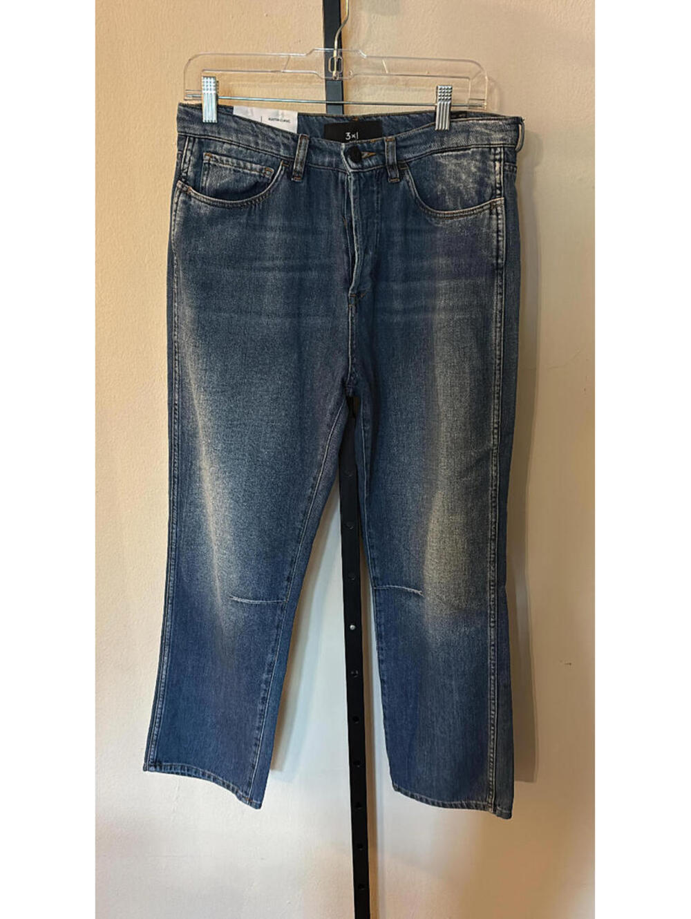 3X1 Austin Curve Crop Jeans in Wave Blue, $255 NWT, Size 29, Revolve, #57